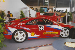 Další vůz ve stánku Ferrari; Brno, 1999.